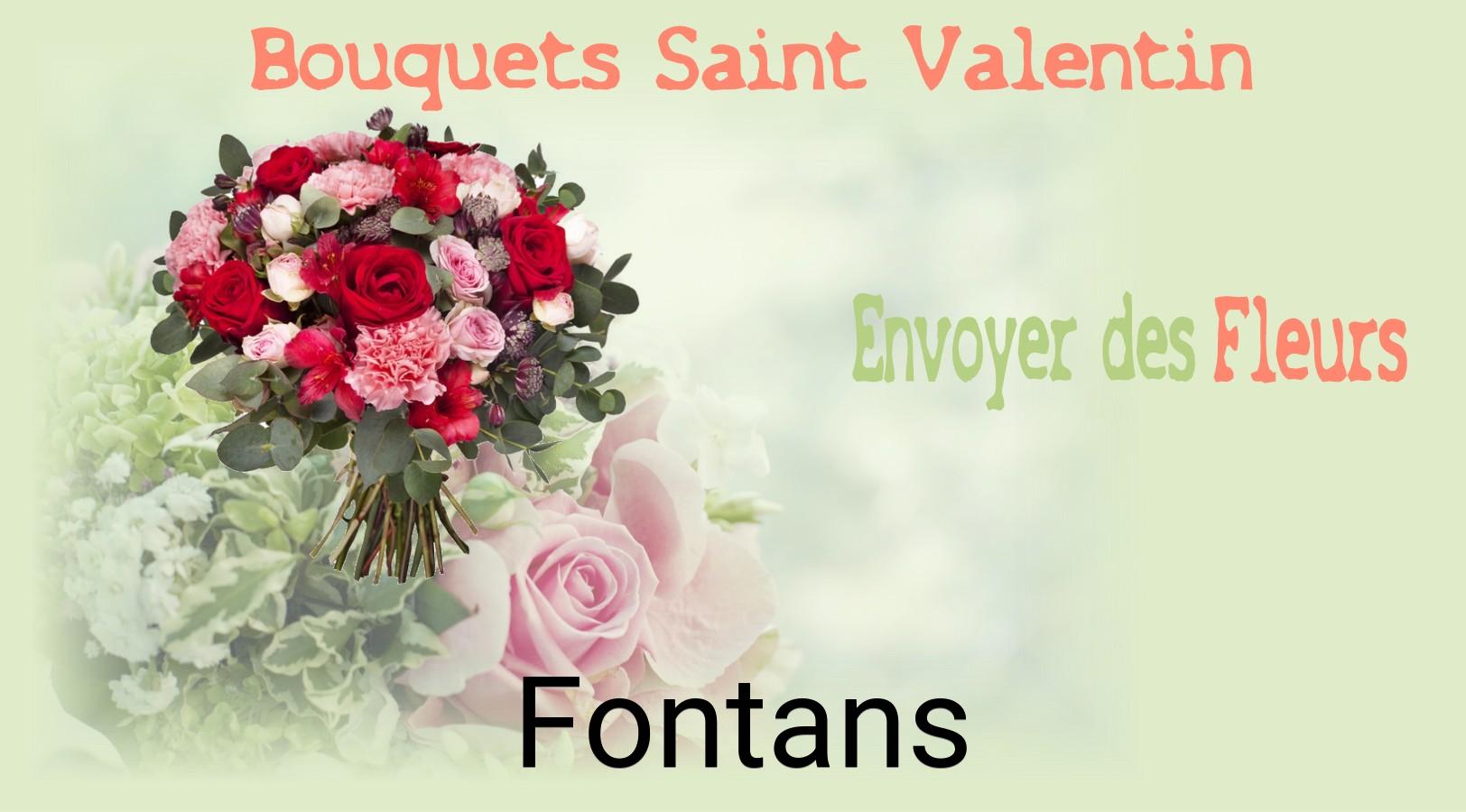 Roses de Saint-Valentin livrées à Fontans